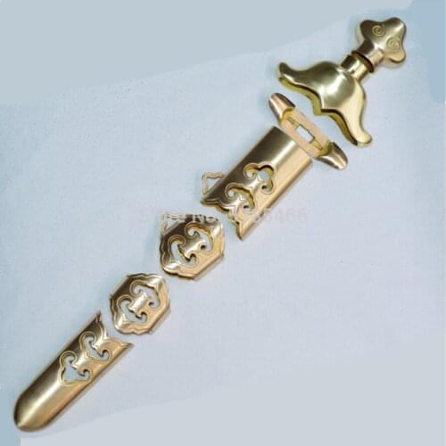 High Quality Real Brass Fittings TaiChi Jian Sword Accessories For Chinese WUSHU Jian Sword Copper Accessories Set