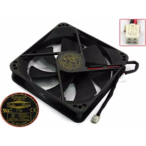 Yate Loon D12SM-12 DC 12V 0.30A 120x120x25mm Server Cooling Fan