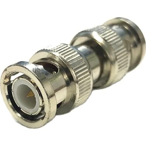 1pc BNC Male Switch BNC male plug RF coax adapter coupler connector straight nickelplated NEW
