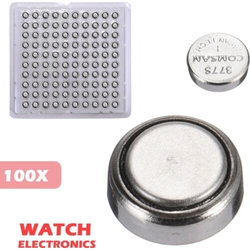 100 pcs AG4 Button Cell Battery 377 LR626 1.55V Alkaline Watch Coin Batteries SR626SW SR626 Electronics Watch Toy Accessories