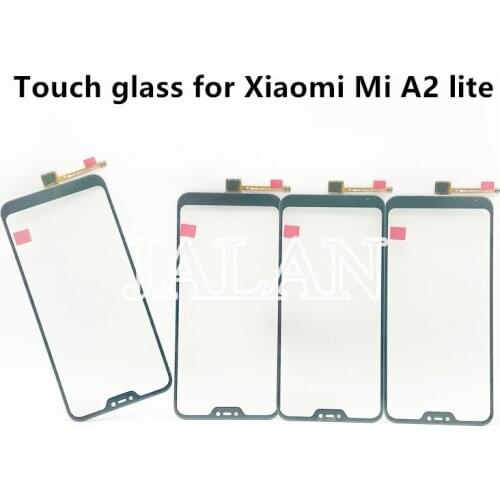 2PCS For Xiaomi Mi A2 lite Phone Touch Screen Glass Digitizer Panel Front Glass Touch Screen Touch Screen Sensor Adhesive