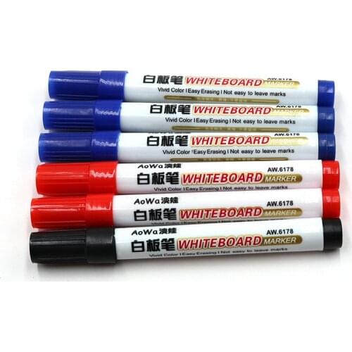 3pcs Erasable teacher water-based non-toxic blackboard pen office stationery childrens whiteboard pen