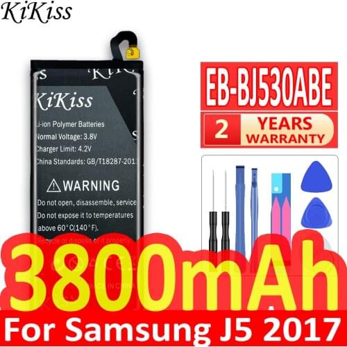 3800mAh Big Power Phone Battery For Samsung Galaxy J5 Pro 2017 J530 Battery Replacement High Quality EB-BJ530ABE + Free Tools
