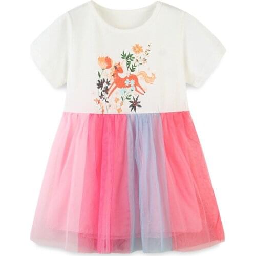 Bambino New Year 2021 Summer Dress 2-7 Years Baby Girl Dress Childrens Clothing Costumes for Kids Girls Fancy Dress of Child