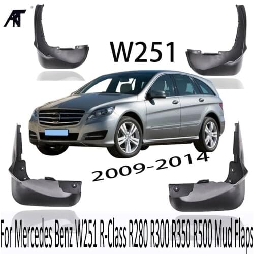 NEW Mud Flaps Splash Guard Mudguard For Mercedes Benz W251 R-Class R280 R300 R350 R500 2009-2014 Mud Flaps