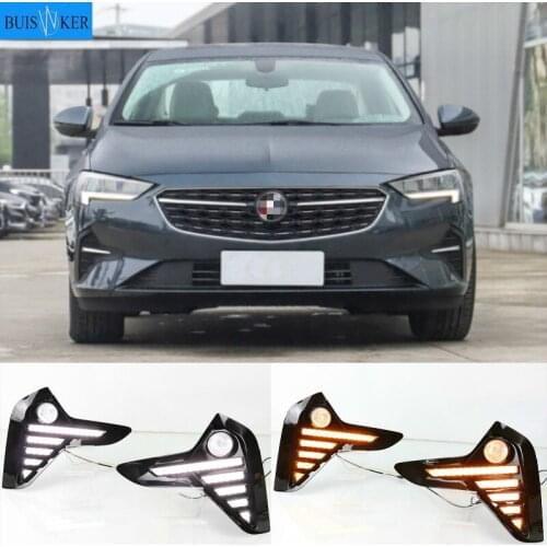 For Buick Regal Opel Insignia 2020 Fog lamp ABS 12V DRL LED Daytime Running Lights