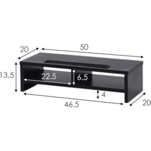 Double layer Office desktop keyboard storage rack Raised base for computer display screen