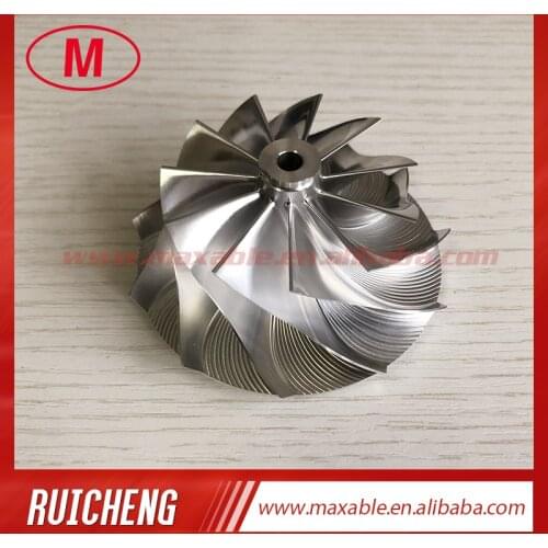 GT15-25 53.11/70.98mm 11+0 blades turbo milling/aluminum 2618/billet compressor wheel