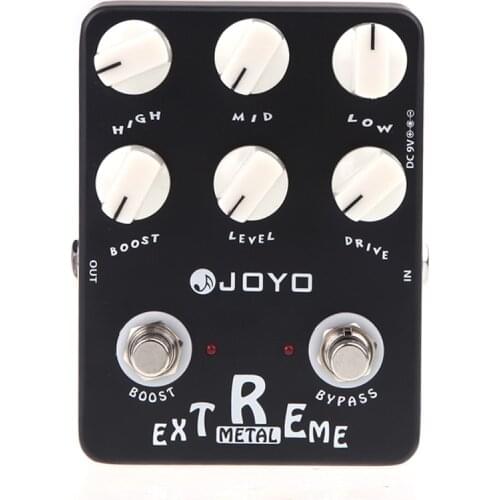 JOYO JF-17 Electric Guitar Pedal Extreme Metal Distortion Guitar Effect Pedal Aluminum alloy Body Guitar Parts & Accessories