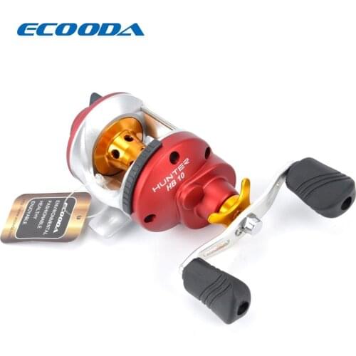 Le Fish ECOODA Ice Fishing Reel 3BB Hunter High Speed Small Size 6.1:1 Bait Casting Trolling Reel 2.5kg Drag Power Right Hand