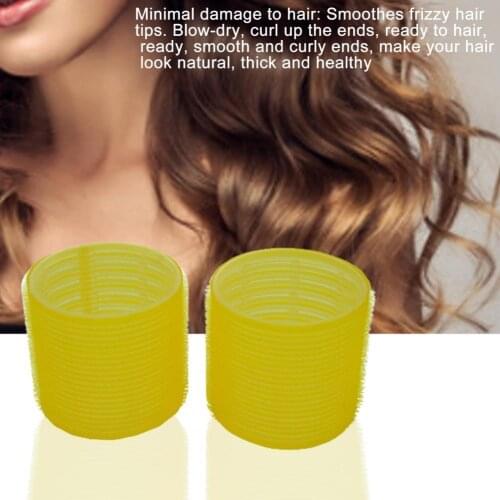 2Pcs Hair Roller Natural Effect Variety Size Hair Care Salon Hairdressing Curlers Roller for Women
