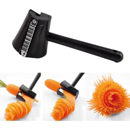 Kitchen Accessories Fruit Vegetable Slicer Kitchen Supplies Roll Flower Decorative Potato Carrot Cutter Slicer