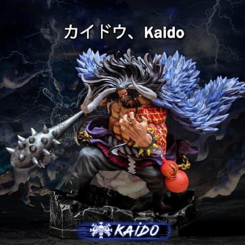 One Piece Beasts Pirates GK Battle Kaido Action Figure Pvc Excellent 30cm Model Kaizokudan Figurine Toy Big Collections Gift
