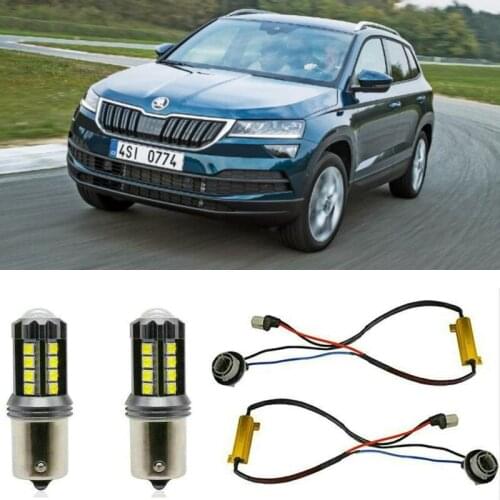 Fog lamps for SKODA KAROQ NU7 2017.7 - Stop lamp Reverse Back up bulb Front Rear Turn Signal error free 2pc