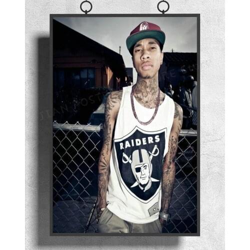 H318 Silk Poster Home Decoration Tyga Rap singer Wall Art Christmas Gift