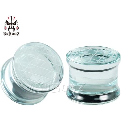 Kubooz New Dream Catcher Stone Piercing Tunnels Expanders Earring Strechers Fashion Gift For Women Men 6mm to 16mm Wholesale