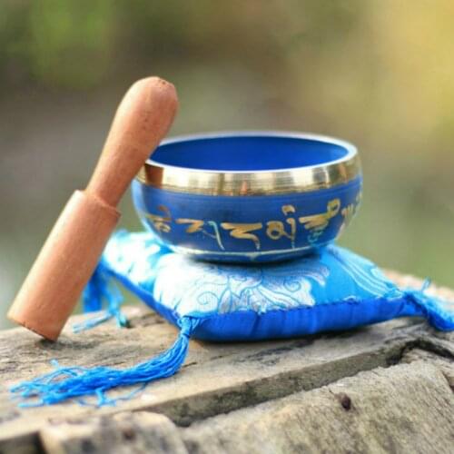 Yoga Tibetan Singing Bowl Himalayan Hand Hammered Chakra Religion Belief Buddhist Home Decoration Nepal Meditation Singing Bowl