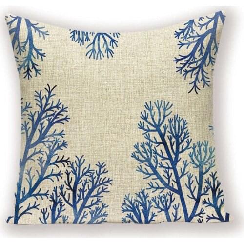 Green Plant Flower Cushion Covers Vintage Decorative Pillow Case 45 X 45 Custom Cushions case Plant Flower Spring Green Pillow