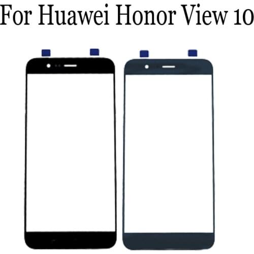 Replacement Parts For Huawei Honor View 10 Touch Screen Outer LCD Front Panel Screen Glass Lens Cover View10 Without Flex Cable