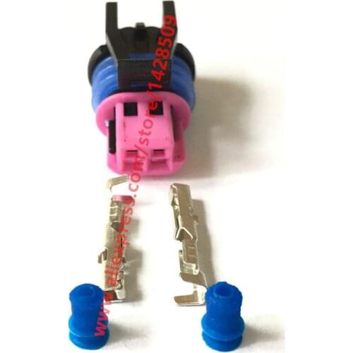 5 Sets GM LS ECT 2 Pin Female Delphi Auto Connector 15449028