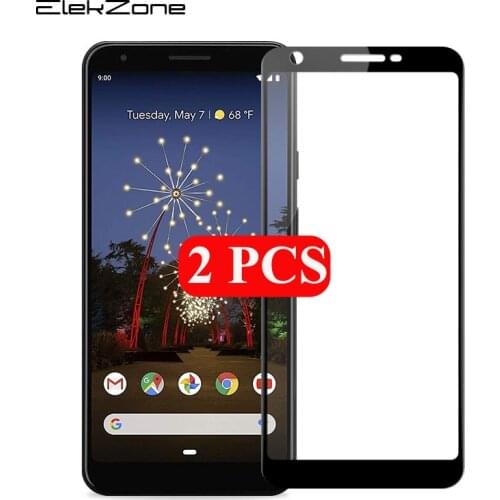 2 Pcs Screen Protector Protective For Google Pixel 5 4A 5G 4 3 3A 2 9H Full Cover Tempered Glass For Google Pixel 2 3 4 5 3a XL
