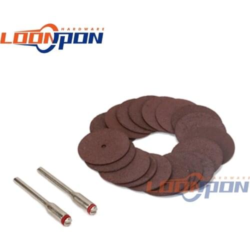 36Pcs 1"25mm Resin Cutting Wheel Cut-off Wheel Disc with 3Pcs Mandrels for Cutting Metal Dremel Rotary Tool High Quality