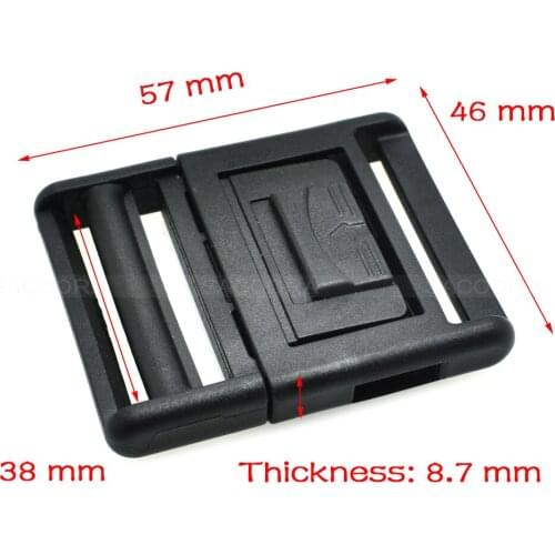 5pcs/pack Pack 1-1/2" Center Release Buckle for Outdoor Sports Bags Students Bags Luggage