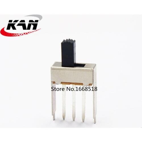 50pcs SS-12G24 two-stage toggle switch, 3-pin vertical long-leg, 2 fixed feet, 2-stage horizontal handle switch, electronic swit