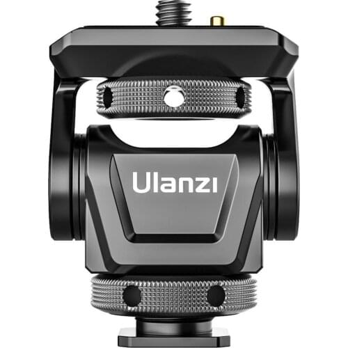Ulanzi U-150 Camera Monitor Mount Adapter For Nikon Canon Sony 360 Adjustable Monitor Adapter Accessory with Cold Shoe 1/4 Screw
