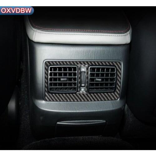 For lexus gs300 350 450h460 Accessories Interior Carbon Fiber Rear Air Condition Vent Cover Trim Air Outlet Car Styling Stickers