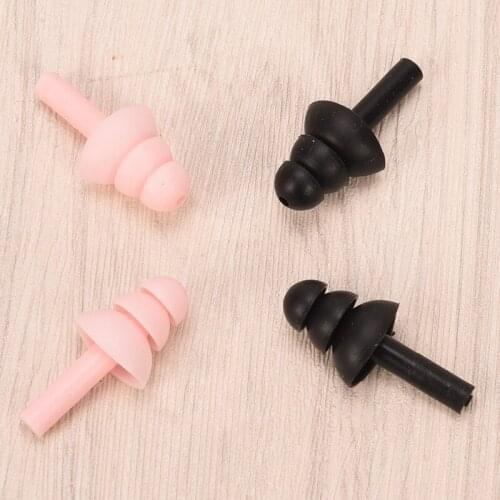 1 Pair Silicone Ear Plugs Anti Noise Snore Earplugs Comfortable For Study Sleep