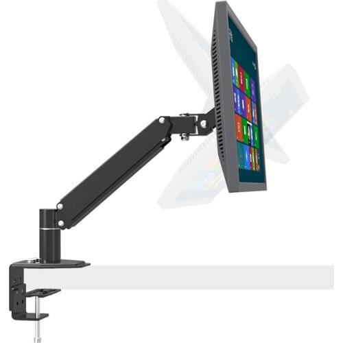 17-24" LCD TV Monitor Holder Table Clamping Mount Full Motion Arm L132