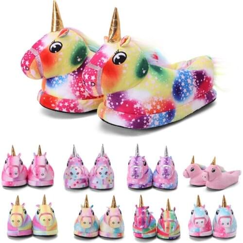 Unicorn Kids Pajamas Shoes Children Unicorn Slippers Baby Slippers Kids Shoes for Girls Kids Panda Slippers