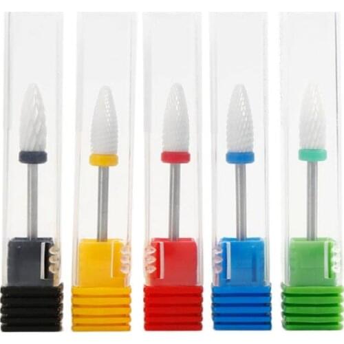 Cutter For Manicure Ceramic Nail Drill Bits Manicure Machine Accessories Rotary Electric Nail Files Manicure Nail Art Tool