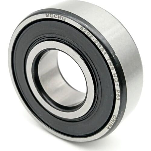 1pcs MOCHU Bearing 6202 6202-2RS1 TN9 HQ1 P53 6202 15x35x11 Hybrid Ceramic Ball Bearings Single Row Si3N4 Ball ABEC-5