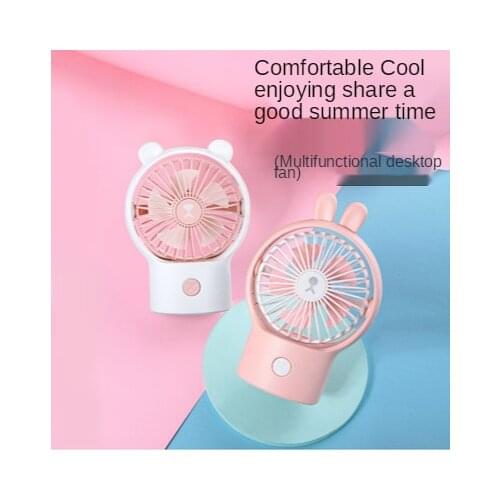 Desktop Handheld Fan Ventilador Mano De Escritorio Usb Charging Portable Mini Office Walking Traveling Summer Big Wind Mini Fan