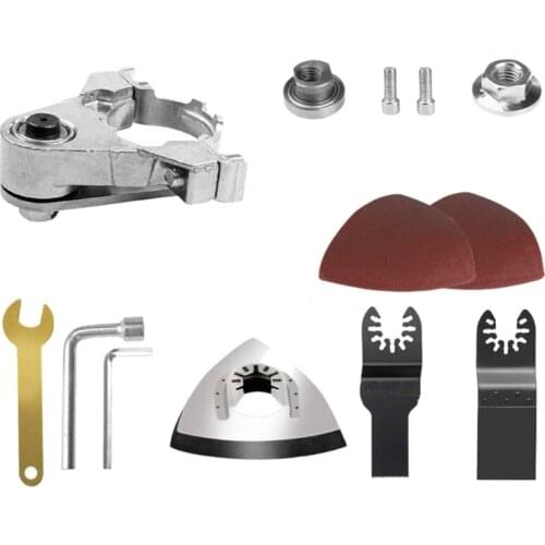 New Angle Grinder To Grooving Machine Adapter Angle Grinder Conversion Universal Head Kit For 100 Model Woodworking Tool