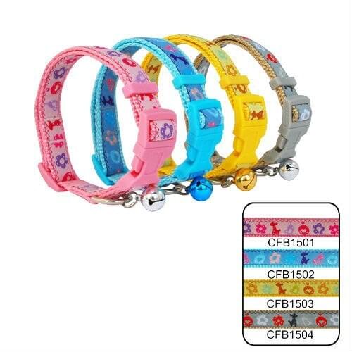 By 20sets 180Pcs/Lot Lively Pet Dog Hearts & Dogs Embroidered Collar Buckle Style 1.5cm 4 Colors