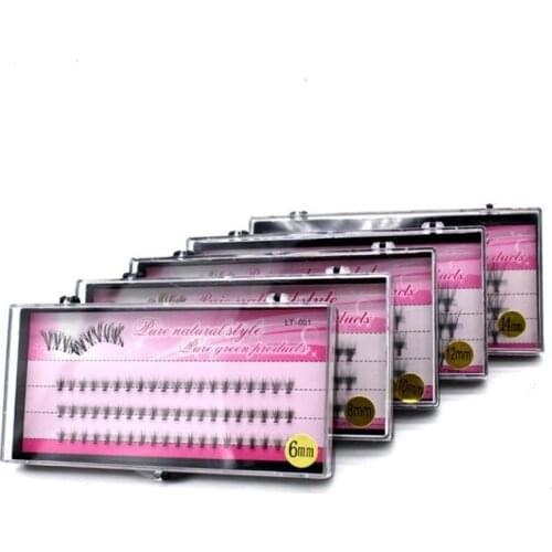 New 60 Clusters/box Cluster eyelashes,thick Individual eyelash extension Eyelashes bunches professional makeup false eyelashes