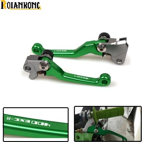 With LOGO 400EXC-R Motorbike Dirt bike Pivot brake clutch lever For 400EXC-R 2005-2007 400EXCR 400 EXCR
