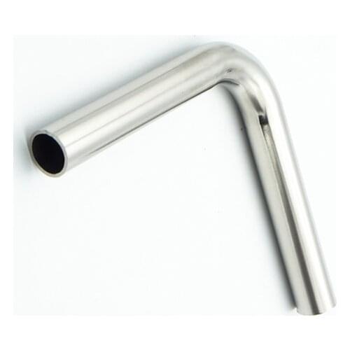 19mm 25mm 32mm 38mm 45mm 51mm 57mm 63mm OD 304 Stainless Steel Sanitary Weld Elbow Pipe Fitting Straight Pipe Length 150mm