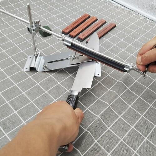 Knife sharpener Multi-spec whetstone sharpener polished leather polishing wax stone grinder kitchen afilador Fixed sharpener