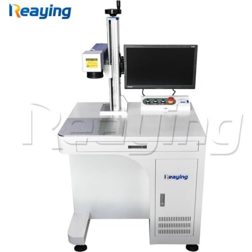 110V/220V 20W Raycus Optical Fiber Laser Marking And Engraving Machine Portable Desktop For Marking Ring Metal Material