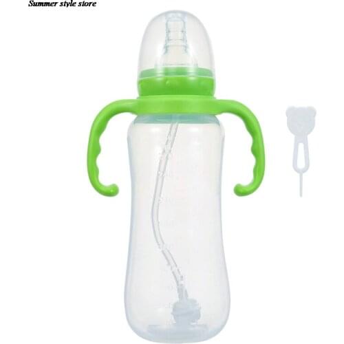 120/150/240/300ml Cup Leak-Proof Safety Bottle Kids Baby Infant Training Drinking Bottles Cups Water Milk Bottle Soft