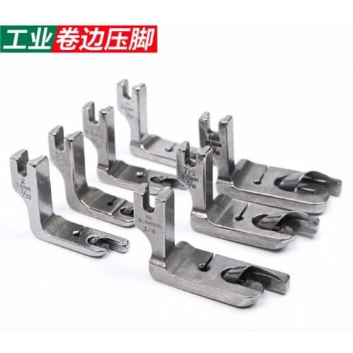 2PCS Sewing Machine Parts Press foot with rolled edge for industrial level sewing machine