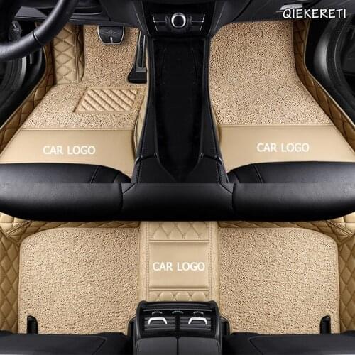 QIEKERETI Custom car floor mats for Audi A4 A5 A6 SQ5 RS4 RS6 RS7 RS5 A8 A7 Q3 Q5 Q7 S3 S5 S6 S7 S8 R8 TT A1 A3 car foot styling