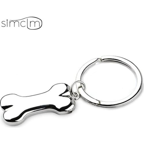 Dog Bone Kawaii Accessories Keychain Pendants Car Key Chain Ring Holder Keyring Lion King Car Key Ring Couples Gifts