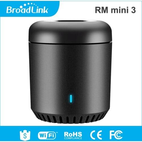 BroadLink Black Bean, Broadlink IR Control Hub, RM Mini3 Smart Home Wi-Fi Infrared Universal Remote Control, One for All Control