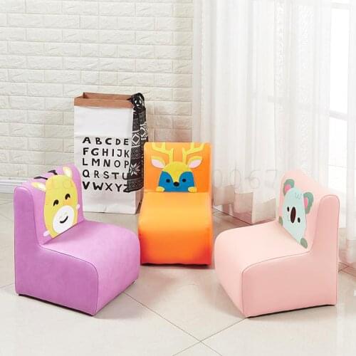 Childrens Backrest Small Sofa Kindergarten Baby Chair Cartoon Sofa Stool Lovely Small Stool Low Stool Dining Chair