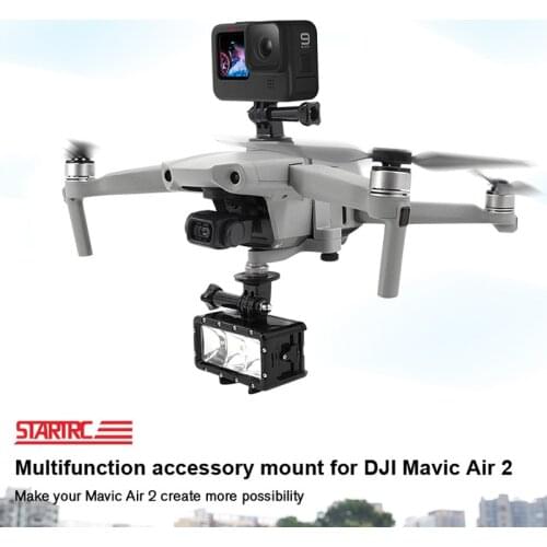 For Mavic Air 2 Multifunctional Accessories Mount Camera Holder Mount Extender accessories Adapter For DJI Mavic Air 2 Drone